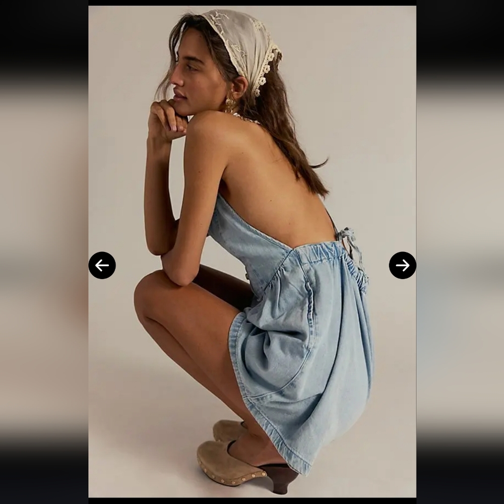 We The Free Denim Blue Memphis Short Carolina‎ Blue - Picture 2 of 9